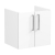 Vitra Root Flat Wall Hung 2-Door Vanity Unit with Basin 600mm Wide | Thumbnail Image