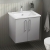 Vitra Root Flat Wall Hung 2-Door Vanity Unit with Basin 600mm Wide | Thumbnail Image