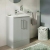Vitra Root Flat Floor Standing 2-Door Vanity Unit with Basin 600mm Wide | Thumbnail Image