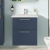 Vitra Root Flat Wall Hung 2-Drawer Vanity Unit with Basin 600mm Wide | Thumbnail Image