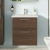 Vitra Root Flat Wall Hung 2-Drawer Vanity Unit with Basin 600mm Wide | Thumbnail Image