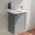 Vitra Root Classic Compact Wall Hung 1-Door RH Vanity Unit with Basin 450mm Wide | Thumbnail Image