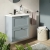 Vitra Root Classic Compact Wall Hung 2-Drawer Vanity Unit with Basin 600mm Wide | Thumbnail Image
