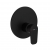 Vitra Round Thermostatic Concealed Shower Valve Single Outlet - Matte Black