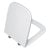Vitra S20 Cloakroom Suite Toilet and 450mm 1 Tap Hole Basin - Soft Close Seat