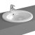 Vitra S20 Compact Countertop Inset Basin Front Overflow 475mm Wide - 1 Tap Hole