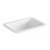 Vitra S20 Compact Countertop Inset Basin Front Overflow 550mm Wide - 0 Tap Hole