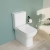 Vitra S20 Square Smoothflush Close Coupled Toilet Closed Back Push Button Cistern - Slim Soft Close Seat | Thumbnail Image