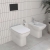 VitrA S20 Square Smoothflush Rimless Back to Wall Toilet (inc Soft Close Seat) | Thumbnail Image