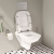 Vitra S20 Wall Hung Toilet - Soft Close Seat