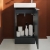 Vitra S20 Square RH Floor Standing Vanity Unit and Basin 450mm Wide - Cordoba | Thumbnail Image