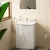Vitra S20 Square Floor Standing 2-Door Vanity Unit and Basin 600mm Wide | Thumbnail Image
