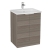 Vitra S20 Square Floor Standing 2-Door Vanity Unit and Basin 600mm Wide | Thumbnail Image