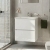 Vitra S20 Square Wall Hung 2-Drawer Vanity Unit and Basin 600mm Wide | Thumbnail Image