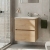Vitra S20 Square Wall Hung 2-Drawer Vanity Unit and Basin 600mm Wide | Thumbnail Image