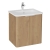 Vitra S20 Round Wall Hung 2-Door Vanity Unit and Basin 600mm Wide | Thumbnail Image