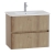 Vitra S20 Round Wall Hung 2-Drawer Vanity Unit and Basin 800mm Wide | Thumbnail Image