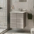 Vitra S20 Square Wall Hung 2-Door Vanity Unit and Basin 600mm Wide | Thumbnail Image