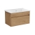 Vitra S50+ Wall Hung 1-Drawer Vanity Unit with Basin 800mm Wide - Golden Oak
