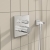 Vitra Square Thermostatic Concealed Shower Valve 1 Outlet - Chrome
