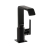 Vitra Suit Single Lever Side Action Basin Mixer Tap - Glossy Black | Thumbnail Image