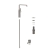 Vitra Suit Single Lever Side Action Tall Basin Mixer Tap - Chrome | Thumbnail Image