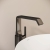 Vitra Suit Single Lever Side Action Tall Basin Mixer Tap - Glossy Black | Thumbnail Image