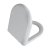 Vitra Zentrum Rimless Wall Hung Toilet - Quick Release Soft Close Seat