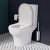 VitrA Zentrum Smoothflush Rimless Close Coupled Toilet (inc Seat) | Thumbnail Image