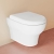 VitrA Zentrum Smoothflush Rimless Wall Hung Toilet with Hidden Fixings (inc Seat) | Thumbnail Image