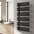 Vogue Aquila Matt Black Designer Heated Towel Rail | Thumbnail Image
