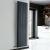Vogue Astute Single Designer Vertical Radiator 1800mm H x 375mm W - Anthracite | Thumbnail Image