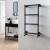 Vogue Ballerina Wall Mounted Heated Towel Rail 748mm H x 498mm W - Matt Black | Thumbnail Image