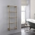 Vogue Ballerina Wall Mounted Heated Towel Rail 1193mm H x 498mm W - Focus Brushed Brass | Thumbnail Image
