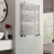 Vogue Chube Straight Heated Ladder Towel Rail 800mm H x 300mm W - Polished Stainless Steel | Thumbnail Image