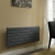 Vogue Fly Line Single Designer Horizontal Radiator 452mm H x 900mm W - Anthracite | Thumbnail Image