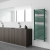 Vogue Focus Colours Straight Heated Ladder Towel Rail 1200mm H x 500mm W - Moss Green | Thumbnail Image