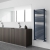 Vogue Focus Colours Straight Heated Ladder Towel Rail 1200mm H x 500mm W - Steel Blue | Thumbnail Image