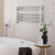 Vogue Focus Horizontal Chrome Heated Ladder Towel Rail | Thumbnail Image