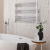 Vogue Focus Horizontal Chrome Heated Ladder Towel Rail | Thumbnail Image
