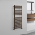 Vogue Focus Metallics Straight Heated Ladder Towel Rail 1200mm H x 500mm W - Brushed Bronze | Thumbnail Image