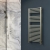 Vogue Focus Metallics Straight Heated Ladder Towel Rail 1200mm H x 500mm W - Satin Brushed Nickel | Thumbnail Image