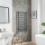Vogue Serene Designer Heated Towel Rail 1000mm H x 500mm W - Anthracite | Thumbnail Image