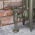 West Abbey Throttle Angled Manual Radiator Valve and Lockshield - Old English Brass | Thumbnail Image