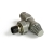 West Abbey Throttle Angled Manual Radiator Valve and Lockshield - Old English Brass | Thumbnail Image