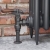 West Abbey Throttle Angled Manual Radiator Valve and Lockshield - Light Pewter | Thumbnail Image