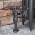 West Abbey Throttle Angled Manual Radiator Valve and Lockshield - Light Pewter | Thumbnail Image
