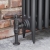 West Abbey Throttle Angled Manual Radiator Valve and Lockshield - Light Pewter | Thumbnail Image