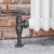 West Abbey Throttle Angled Manual Radiator Valve and Lockshield - Light Pewter | Thumbnail Image