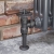 West Abbey Throttle Angled Manual Radiator Valve and Lockshield - Light Pewter | Thumbnail Image